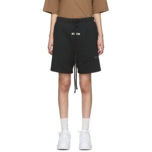 Essentials Fear of God Sweatshorts Black XL FW19 100% Cotton Men's Shorts Casual